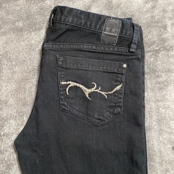 Goldsign Misfit Black Skinny Jeans Size 28 - Picture 5 of 13